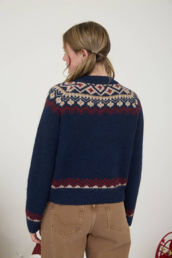 Natalie Fair Isle Cardigan