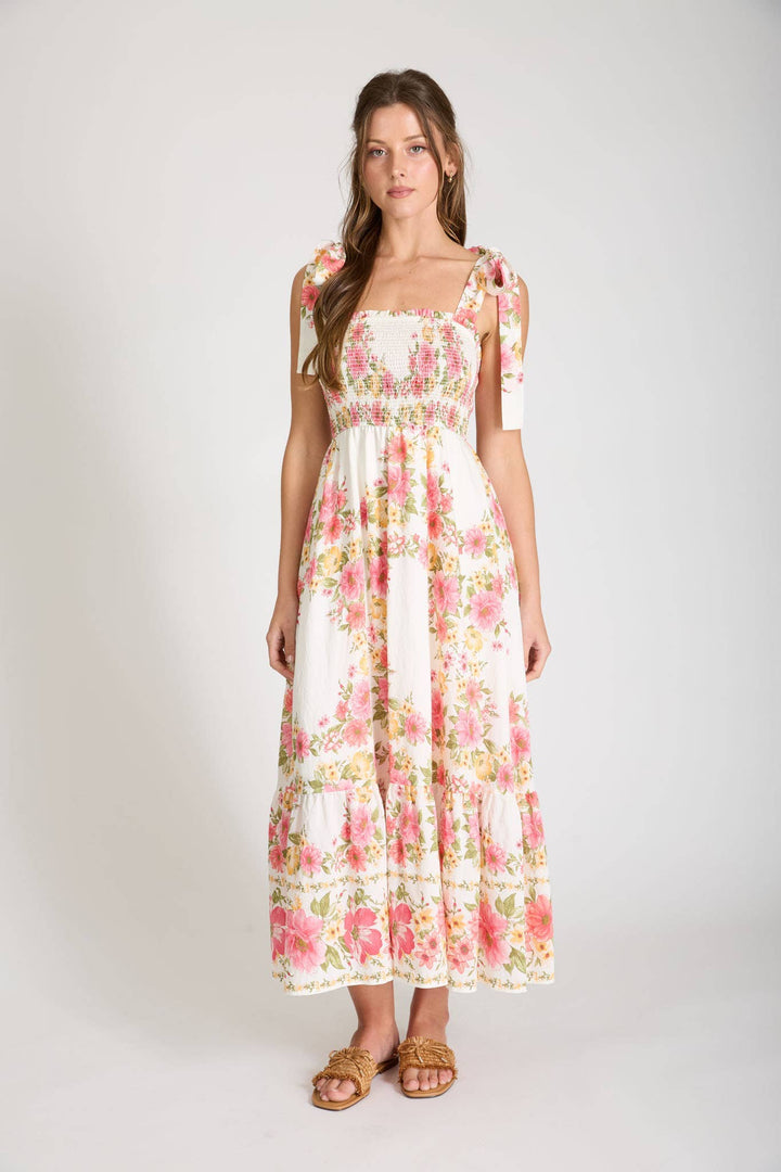 Delilah Ruffle Hem Midi Dress