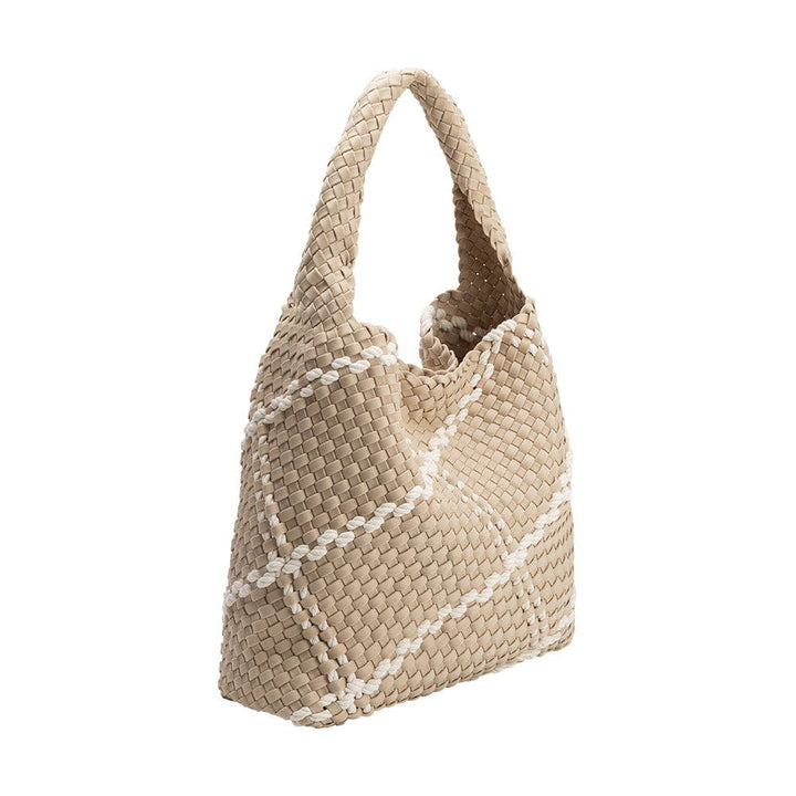 Johanna Almond Nylon Shoulder Bag