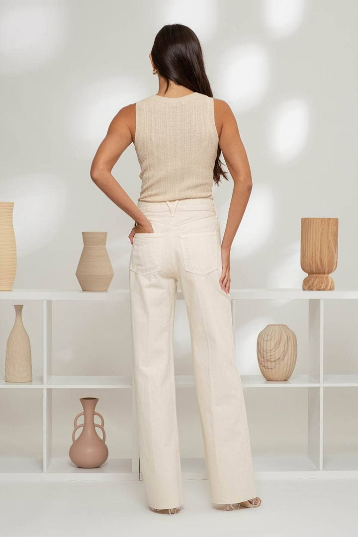 Whimsy Sweater Top - Khaki