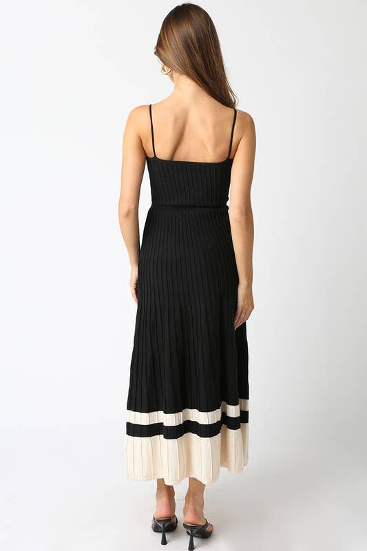 Kenzie Ribbed Knit Midi Dress