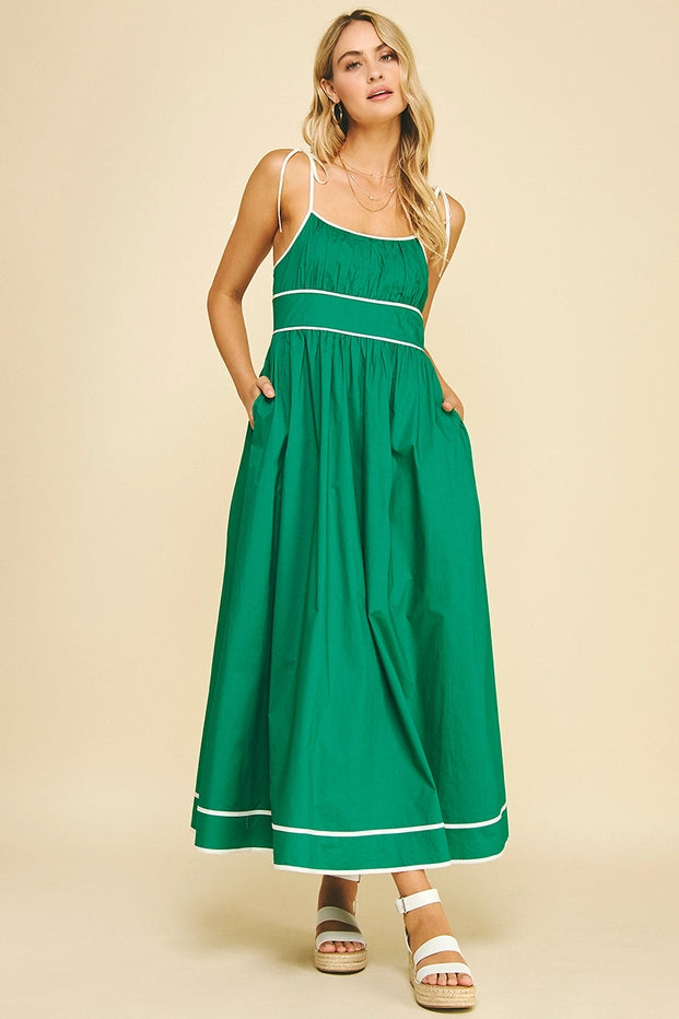 Taylor Contrast Maxi Dress