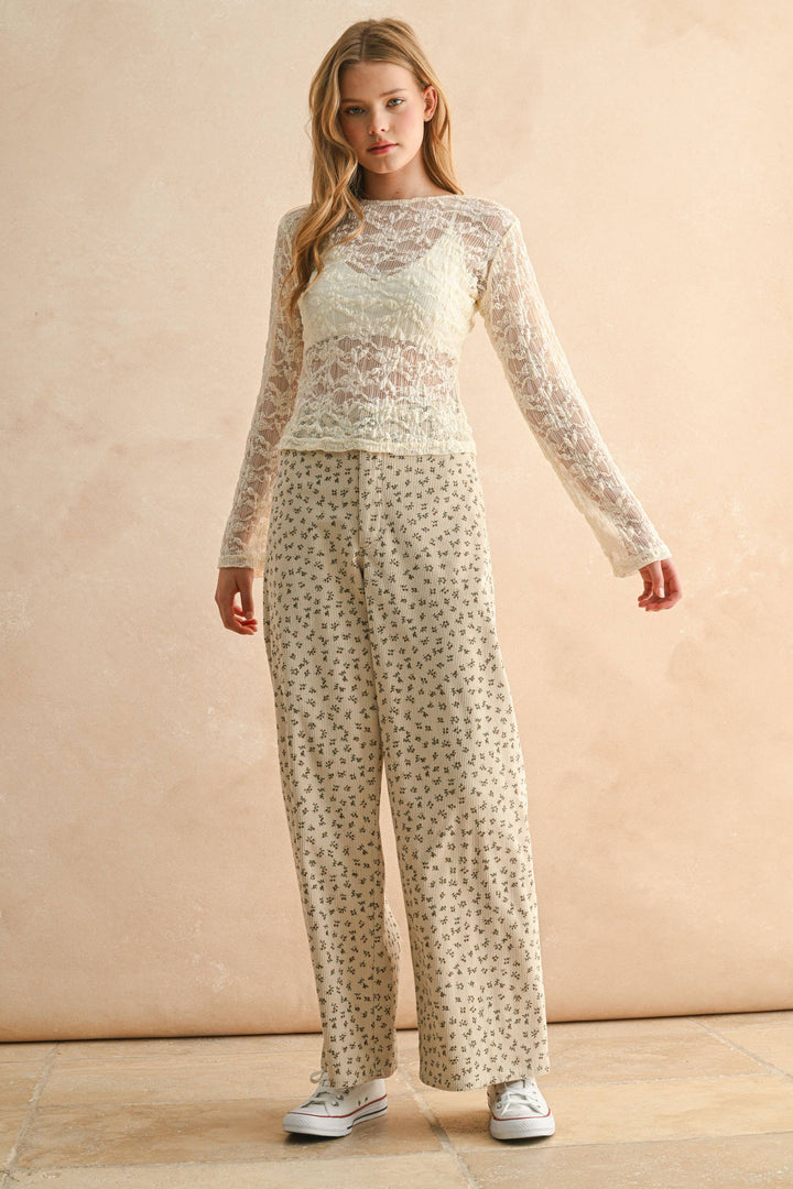 Fran Floral Lace Top
