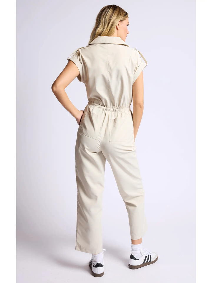 Farm Fresh Zip Up Jumpsuit