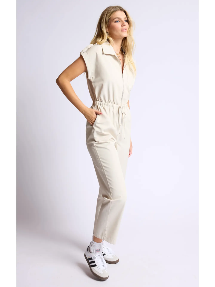 Farm Fresh Zip Up Jumpsuit
