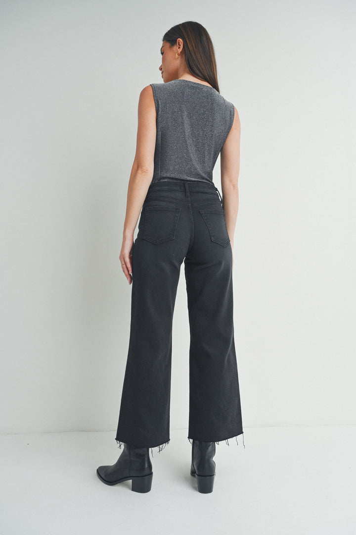 Larissa Slim Wide Leg Jeans