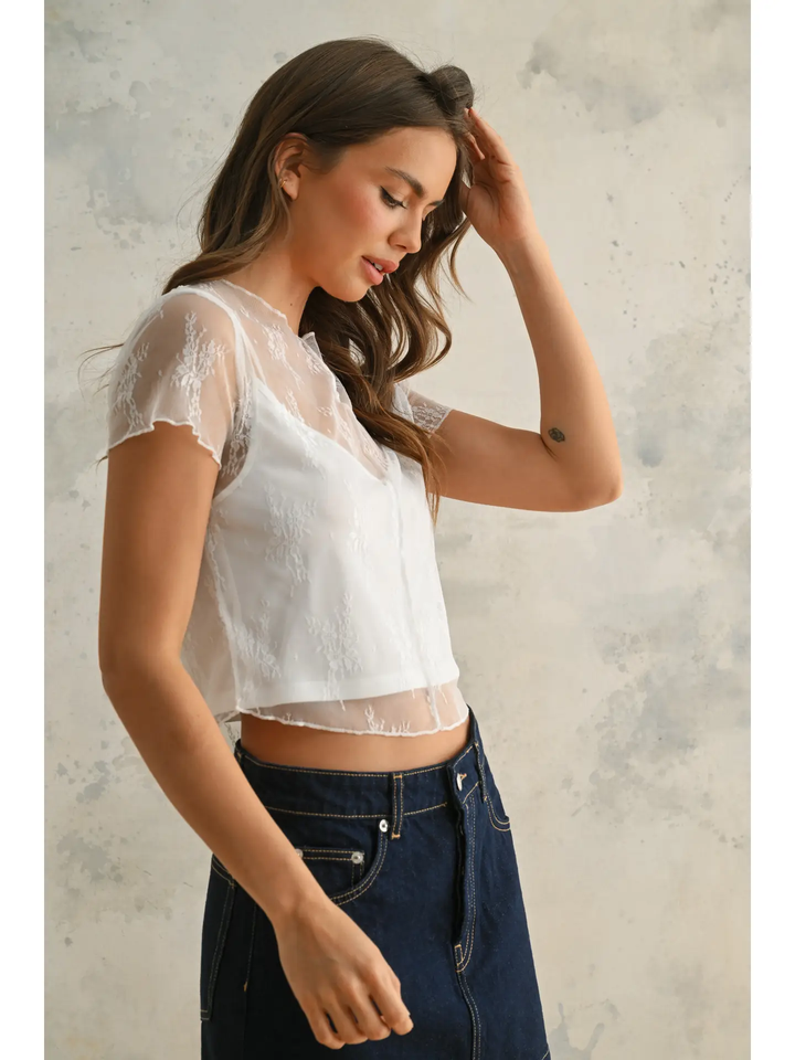 Elaine Lace Top