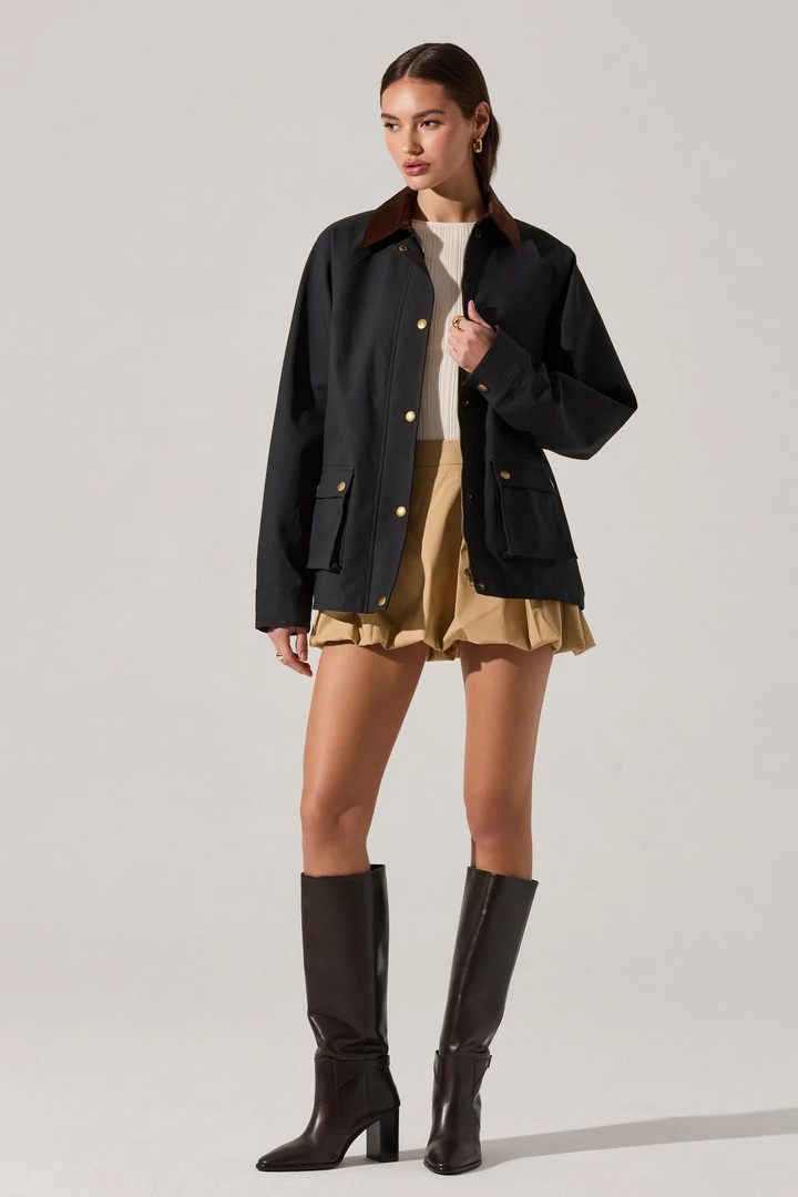 Rylan Contrast Barn Jacket