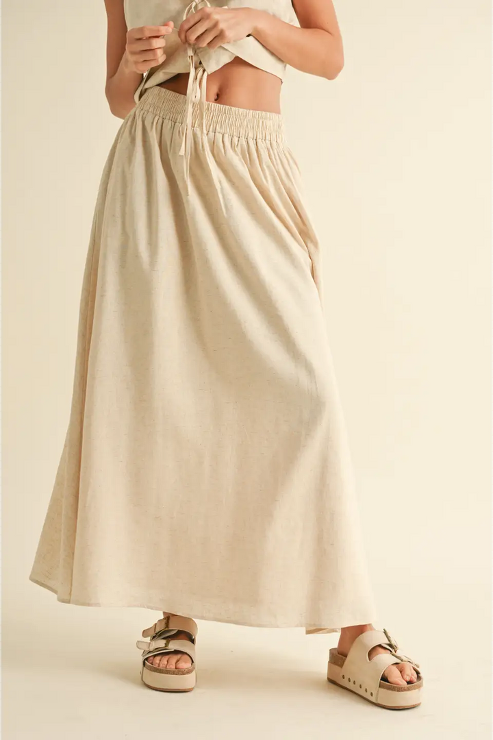 Horizon Hues Linen skirt
