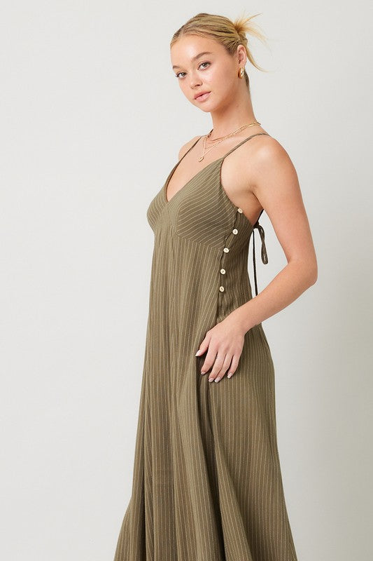 Salermo Linen Midi Dress