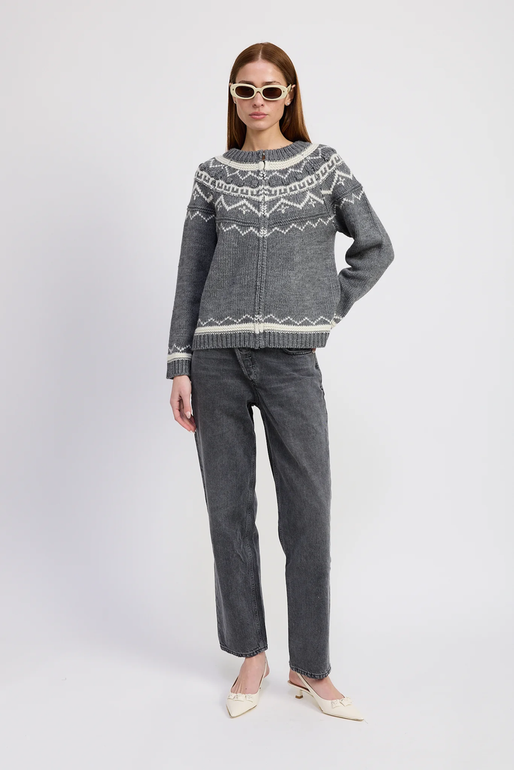 Esther Patterned Sweater Jacket