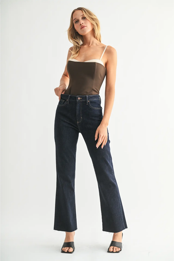 Cropped Flare Jeans