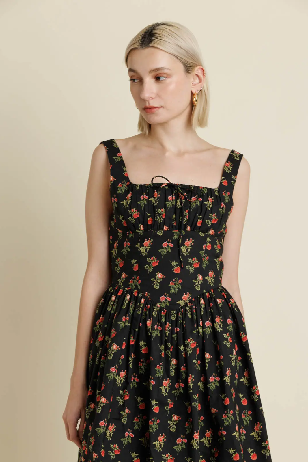 Floral Corset Mini Dress