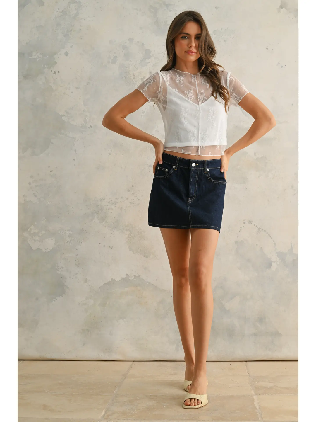 Elaine Lace Top