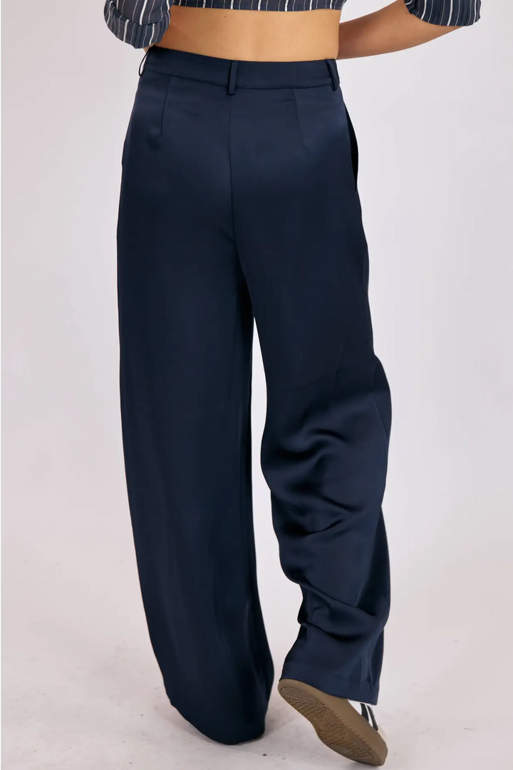 Nancy Satin Tailored Pant