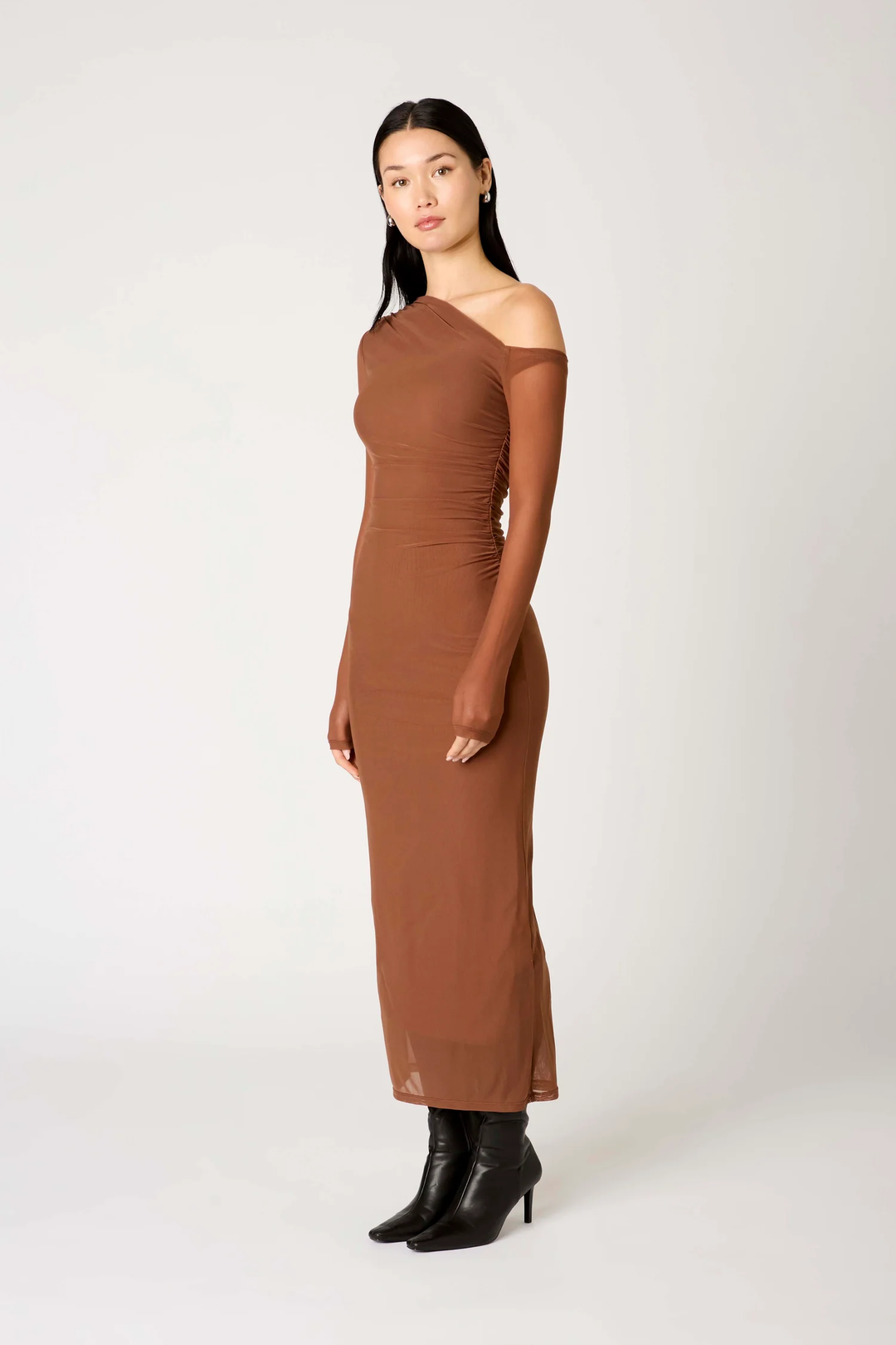 Asymmetrical Lyra Midi Dress