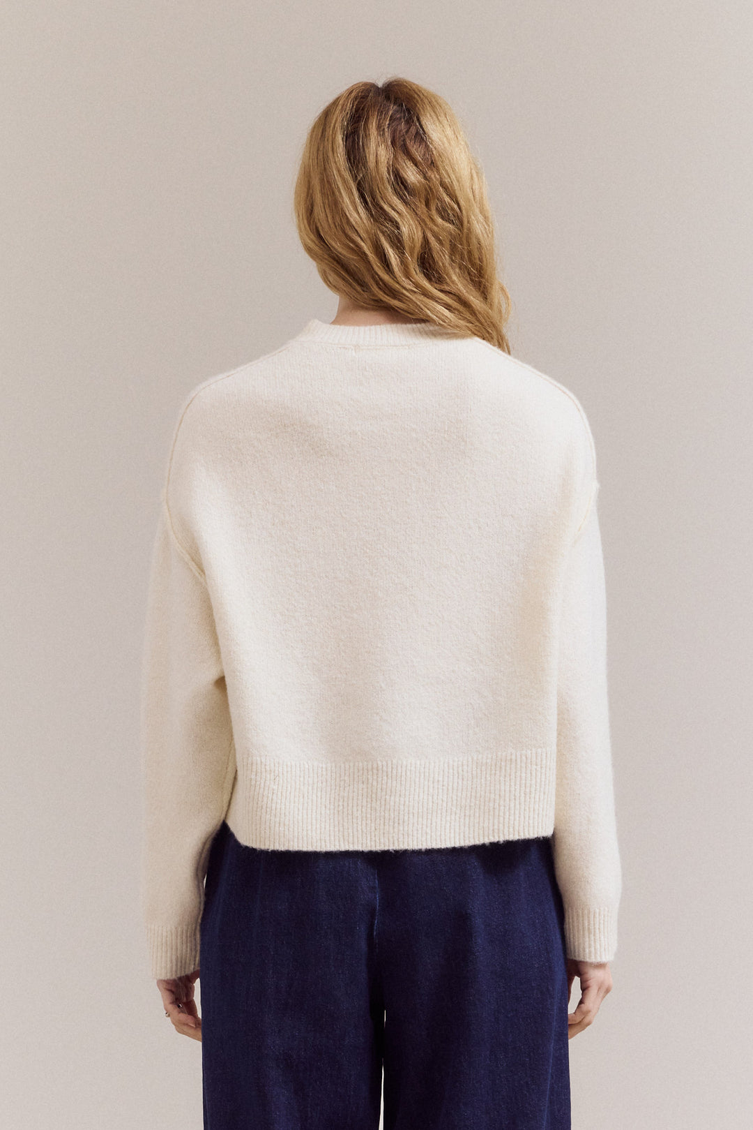 Henley Half Button Down Sweater