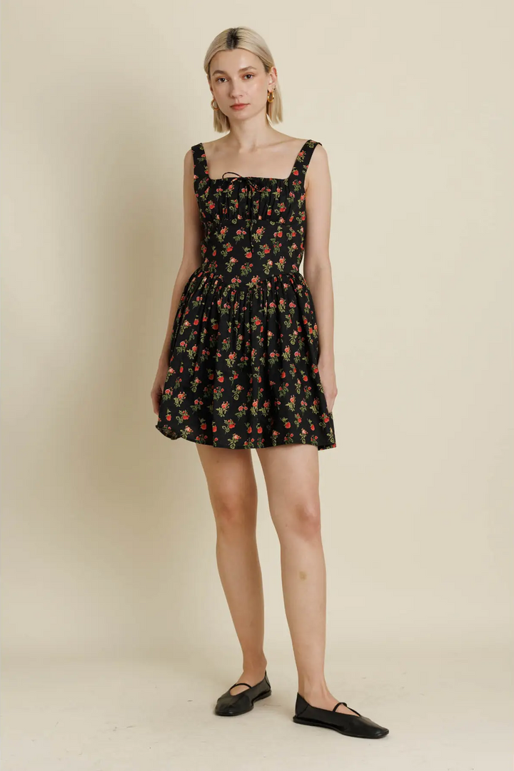 Floral Corset Mini Dress
