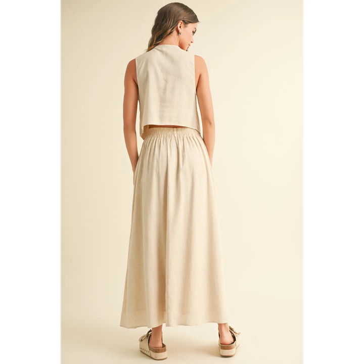 Horizon Hues Linen skirt