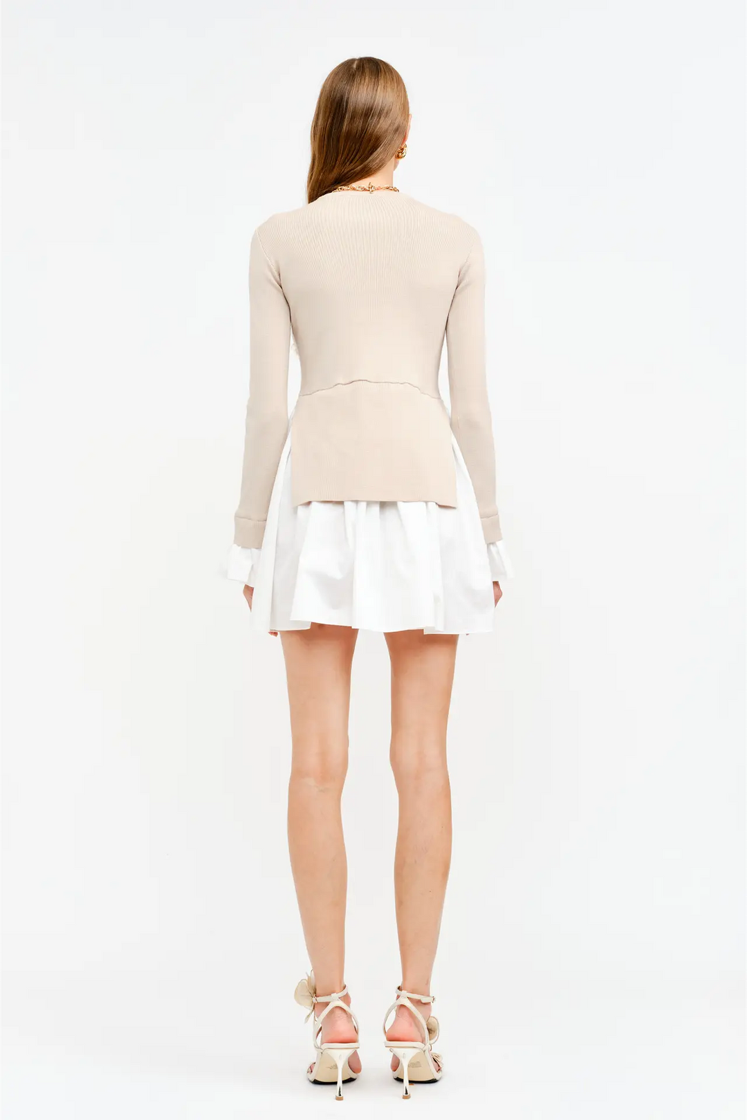 Isabelle Contrast Babydoll Mini dress
