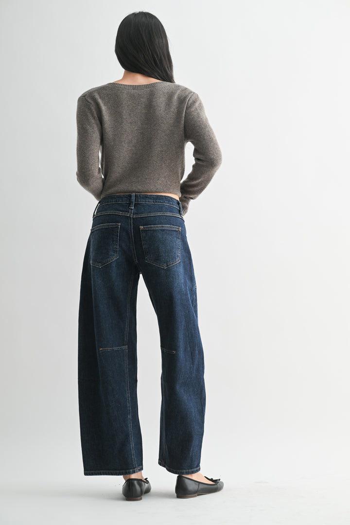 Noah Patch Pocket Barrel Jeans