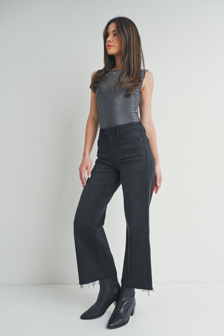 Larissa Slim Wide Leg Jeans