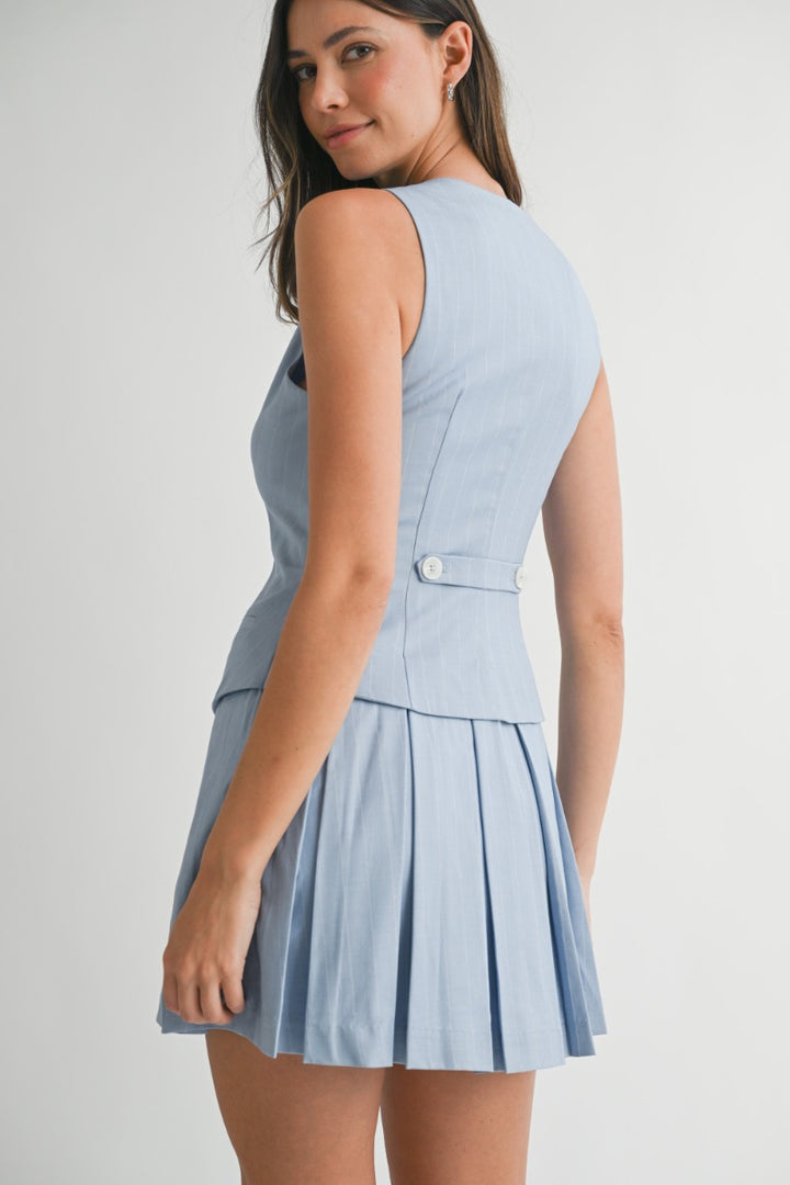 Striped Vest Mini Dress