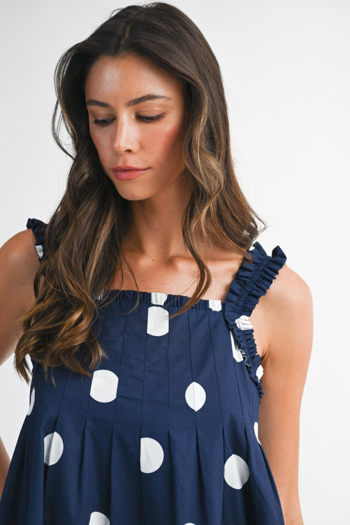 Polka Dots Mini Dress