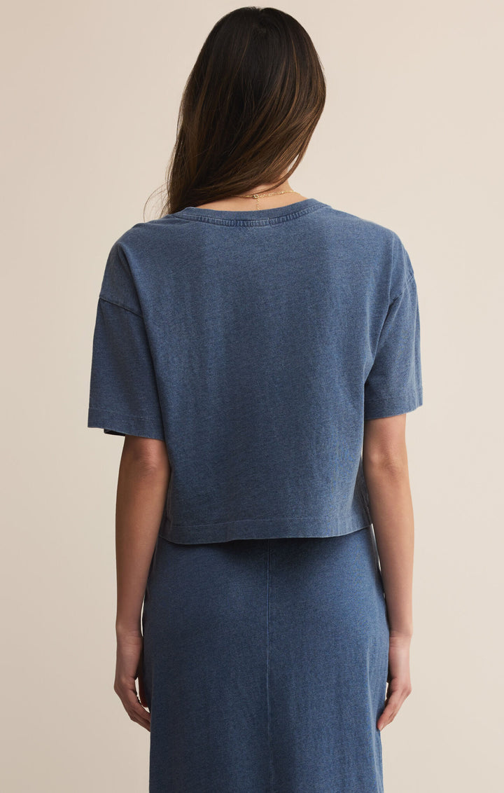 On The Go Jersey Denim Tee