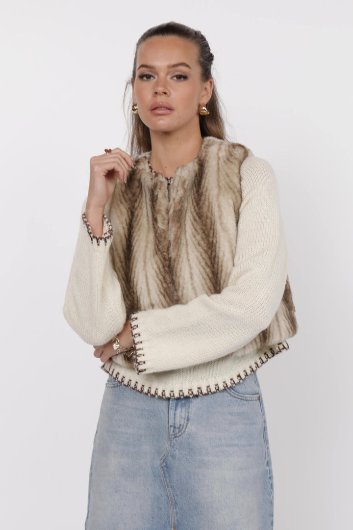 Demi Faux Fur Vest
