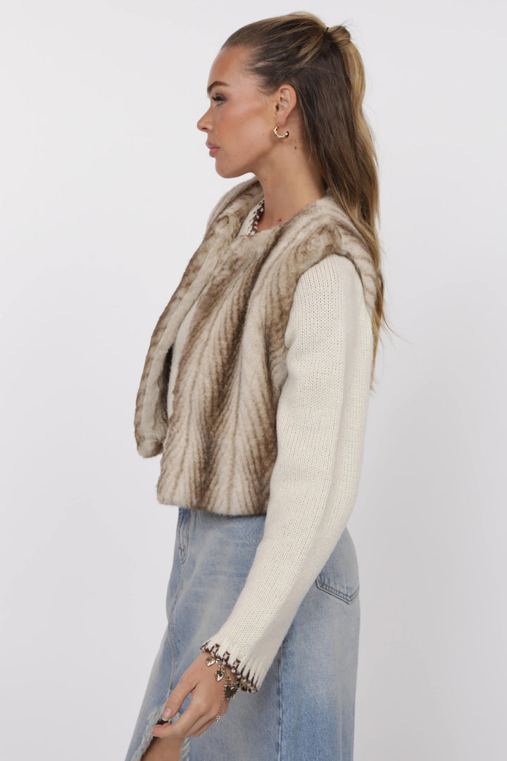 Demi Faux Fur Vest