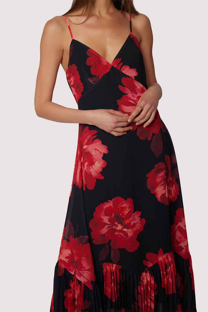 Scarlet Melody Midi Dress