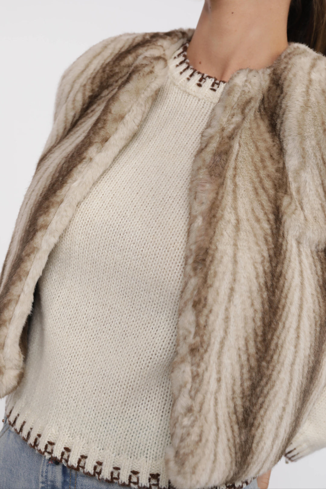 Demi Faux Fur Vest
