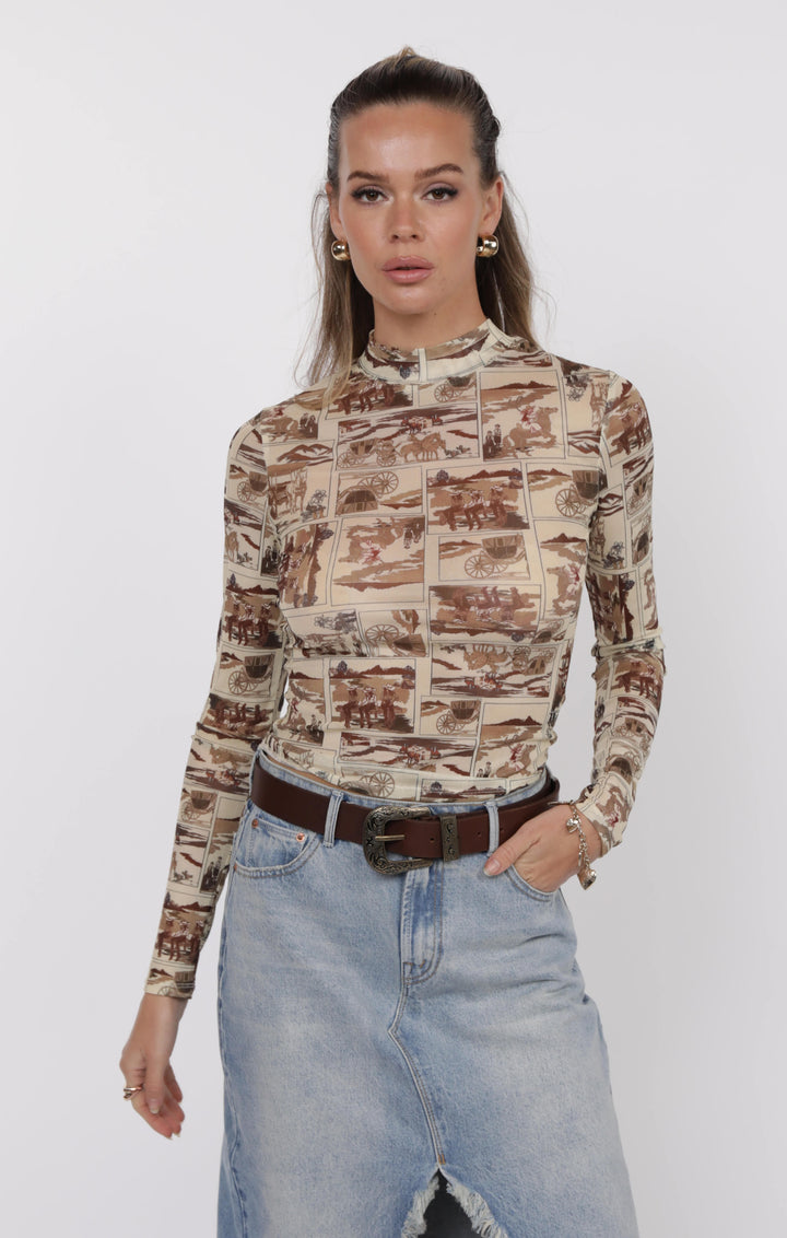 Giddy Up Long Sleeve Top
