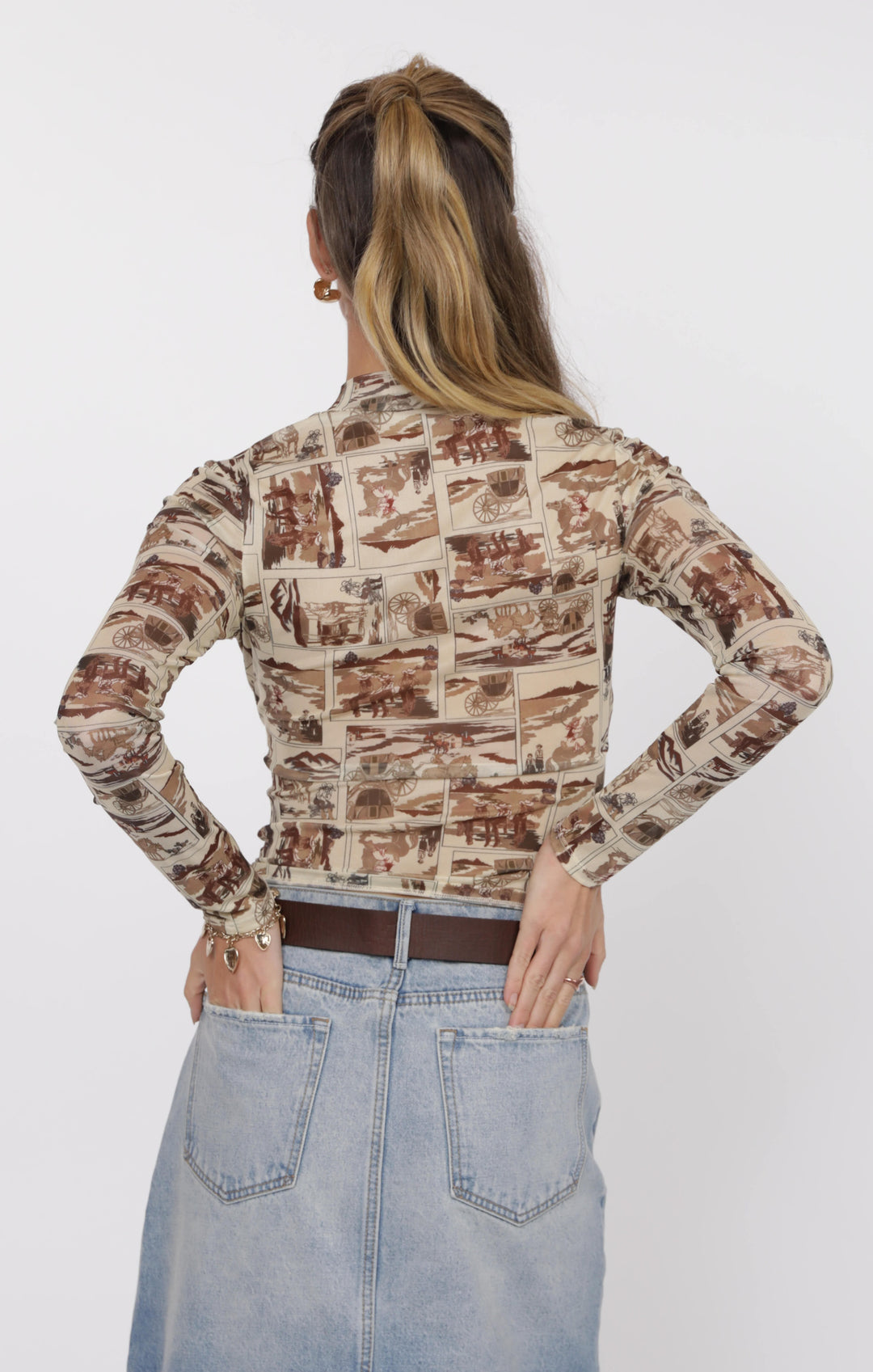 Giddy Up Long Sleeve Top
